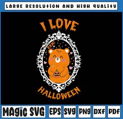 Care Bears Halloween Png, Trick-or-Sweet Bear Spooky Png Halloween sublimation graphics designs