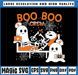 Boo Boo Crew Svg, Ghost Doctor Paramedic EMT Nurse Svg Halloween Svg, Nurse Fall Svg , Nurse Halloween, Halloween Party,