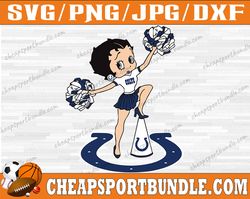 Indianapolis Colts Betty Boop Football Team Svg, Indianapolis Colts Svg, NFL Teams svg, NFL Svg, Png, Dxf, Eps