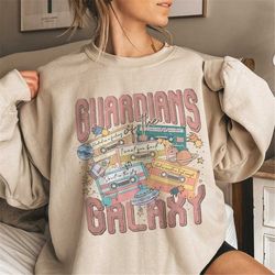 Marvel Guardians of the Galaxy Sweatshirt, Vintage Avengers Team T-Shirt, Star Lord Tee, Superhero Shirt, Disney Family