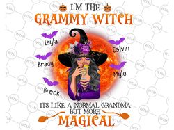 I'm The Grandma Witch Png, Personalized Mimi Grandma Nana Witch Png, Funny Grandma Halloween Png