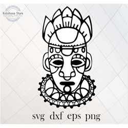 african tribal masks, aztec mask svg, mask cut file, tiki mask, ethnic, voodoo, culture, vector, cut file, silhouette,,