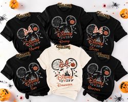 Custom Name Disney Halloween Shirt, Disney Halloween 2023 Shirt, Family Halloween Party Shirts, Disn
