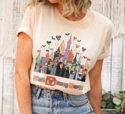 Vintage Disney Princess Halloween Shirt, Princess Halloween Shirt, Disney Castle Halloween Shirt, Wa