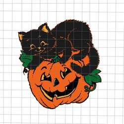 Pumpkin Black Cat Halloween Svg, Black Cat Fall Season Svg, Pumpkin Halloween Svg, Black Cat Halloween Svg, Skeletons Sv