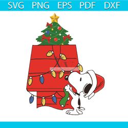 Christmas With Snoopy Svg, Christmas Svg, Snoopy Dog Svg, Chimney Svg, Snoopy Lovers Svg, Christmas Decoration Svg, Chri