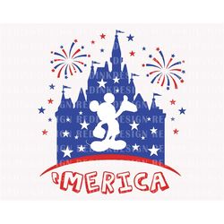 America Svg, Magical Castle Svg, July 4th Svg, 4th Of July Svg, American Svg, Patriotic Svg, Independence Day Svg, Fourt