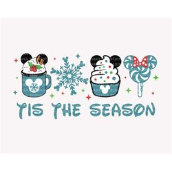 Tis The Season Svg, Mouse Snacks svg, Mouse Snowflakes Svg, Christmas Mouse Cake Svg, Christmas Shirt, Winter Svg, Holid