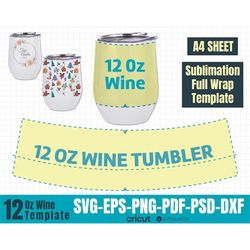 12 oz wine tumbler template, wine tumbler sublimation, 12 oz wine tumbler full wrap template, wine tumbler template, win