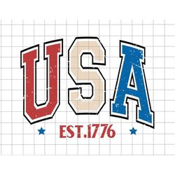 USA Est 1776 Svg, America Svg, Happy 4th Of July, USA Svg, American Freedom, Red White And Blue, Fourth Of July, Patriot