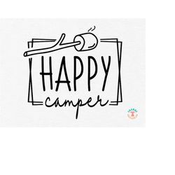 Happy Camper SVG, Happy Camper PNG, Camping SVG, Camping Sublimation Png, Family Camping Trip Design, Cricut Vinyl Cutti