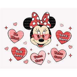 Mouse Candy Heart Svg, Love Mouse Svg, Funny Valentine's Day, Love More Svg, Valentine's Day, Retro Valentines Svg, Self