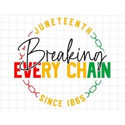 Juneteenth Breaking Every Chain Since 1865 Png, Juneteenth The Real Independence, Juneteenth Png, Black Power Png, Afric