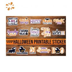 Halloween Printable Sticker Svg, Halloween Svg, Best Halloween Svg, Halloween Ghost Svg