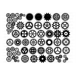 Cogs and Gears SVG, Gears Bundle SVG Files for Silhouette and Cricut. Steampunk Cog Gear, Gears Clipart, Gears SVG T- Sh