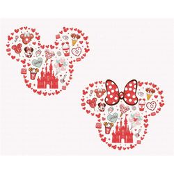 Mouse Doodle Bundle Svg, Mouse Castle Svg, Funny Valentine's Day, Valentine's Day, Mouse Valentine Svg, Valentines Shirt