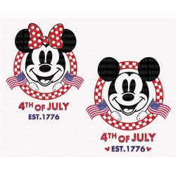 Bundle 4th of July Est1776 Svg, Happy 4th of July Svg, July 4th Svg, America, American Flag Svg, Independence Day Svg, M