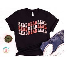 Read SVG, PNG, Readers Make Leaders, Read more Books, Support Education, Wavy Letters Svg, Shirt Sublimation PNG File, M
