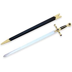 Handmade sword, Vulcan Gear 33" Medieval Crusader Sword with Scabbard Series Choose Your Style