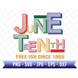 Juneteenth Free-Ish Since 1865 Svg, Black Freedom Svg, African American Svg, Black Power Svg, Juneteenth The Real Indepe