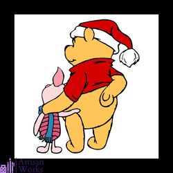 Pooh And Piglet Svg, Disney Svg, Christmas Svg, Pooh Svg, Honey Pooh Svg, Piglet Svg, Christmas Day Svg, Disney Movie Sv