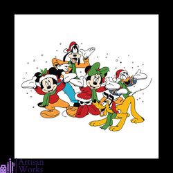 Christmas Mickey Family Svg, Disney Svg, Christmas Svg, Mickey Svg, Mickey Mouse Svg, Minnie Svg, Family Svg, Christmas