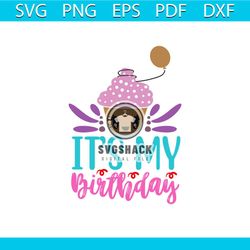 Its my birthday Svg, Birthday Svg, Happy Birthday Svg, Birthday Cake Svg