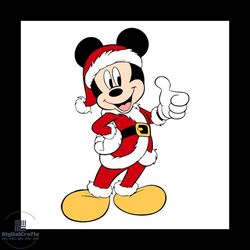 Christmas Mickey Mouse Santa Costume Svg, Disney Svg, Christmas Svg, Mickey Svg, Mickey Mouse Svg, Santa Svg, Santa Cost