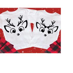 Reindeer Face SVG, Reindeer Face PNG, Kids, Boys, Girls, Cricut, Silhouette SVG Cut File, Shirt Sublimation Png, Kids Ch