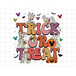 Trick Or Treat Png, Happy Halloween Png, Spooky Season, Halloween Mummy Mouse And Friend Png, Boo Png, Pumpkin Png, Hall