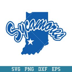 Indiana State Sycamores Logo Svg, Indiana State Sycamores Svg, NCAA Svg, Png Dxf Eps Digital File