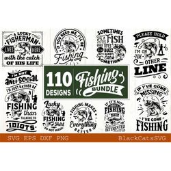Fishing  Bundle SVG 110 designs