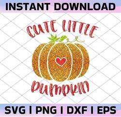 Cute Little Pumpkin PNG, Fall PNG File, Fall Autumn Sublimation, Thanksgiving PNG Digital Download