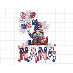 Custom Nana With Kids Names Png, 4th Of July Grandma Png, 4th Of July Png, American Freedom, Independence Day, Patriotic