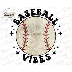baseball vibes png, retro baseball png, baseball sublimation design, vintage baseball png, grunge baseball png sublimate
