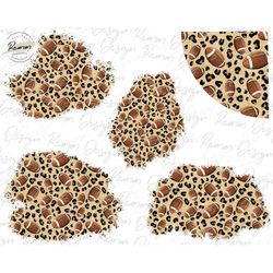 football patches png, distressed leopard patches, leopard football pattern, leopard patch background, sublimation patche