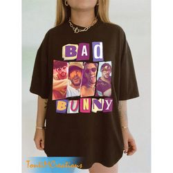Bad Bunny Vintage Shirt, Bad Bunny Homage Tshirt, Bad Bunny Fan Tees, Bad Bunny Retro 90s, Un Verano Sin Ti Merch, Bad B