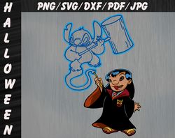 Lilo And Stitch Aladin Halloween SVG, PNG, DXF, PDF, JPG,...