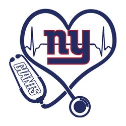 Heart Life New York Giants,NFL Svg, Football Svg, Cricut File, Svg