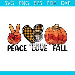Peace Love Fall Svg, Halloween Svg, Best Halloween Svg, Scary Halloween Svg