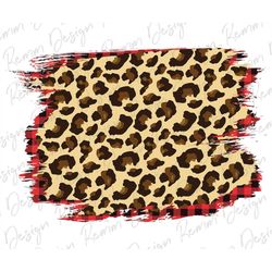 Distressed Leopard Background Png, Distressed Red Buffalo Plaid Background, Cheetah Animal Print, Background Splash, PNG