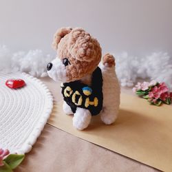 Crochet pattern Little Dog Patron (Ukrainian language)