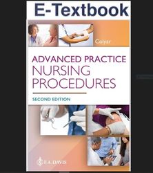 E-TEXTBOOK Advanced Practice Nursing Procedures 2nd Edition Colyar F.A DAVIS