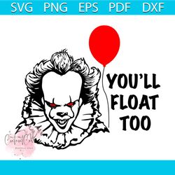 You'll Float Two PNG, Horror Characters PNG, Horror Friends png, Horror Halloween, Halloween PNG, Friends Character Hor