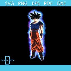 Goku Ultra Instinct png, Dragon Balls PNG, Instant download, Tshirt Sublimation, Digital File Download, Transparent PNG