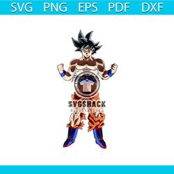 Goku ultra Instinct png, Dragon Balls PNG, Instant download, Tshirt Sublimation, Digital File Download, Transparent PNG
