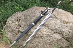 Lord of the rings Aragorn Strider Ranger Sword Metal, lotr Aragorn Sword, Gift for him Lord of the rings Gifts