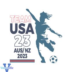 American Womens Soccer 2023 Supporter SVG Team USA SVG