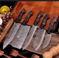 damascus chef knives set
