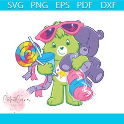 Care Bears png, Care Bears Font png, Care Bear Cloud Layered png, Rainbow Care Bear Layered png